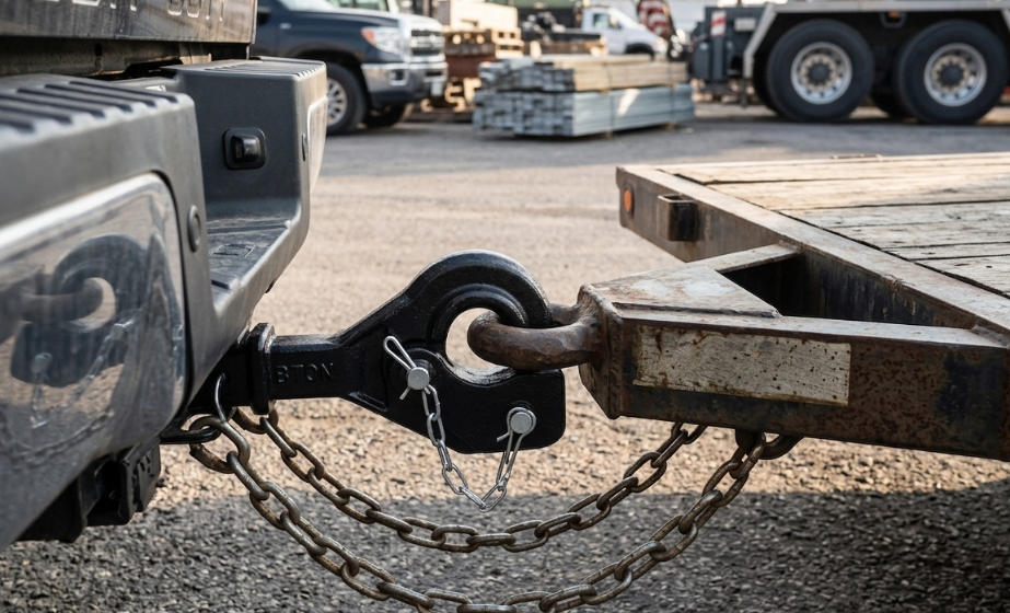 Receiver Mount Pintle Hook with Hitch Ball Receiver Mount Pintle Hook with Hitch Ball