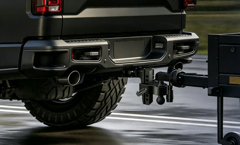 Heavy-duty aluminum alloy adjustable drop hitch Heavy-duty aluminum alloy adjustable drop hitch
