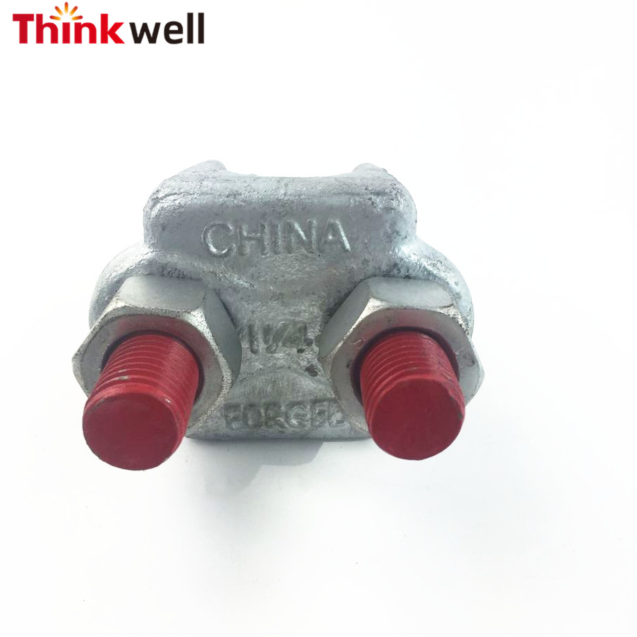 Galvanized Drop Forged US Type Malleable G450 Wire Rope Clip