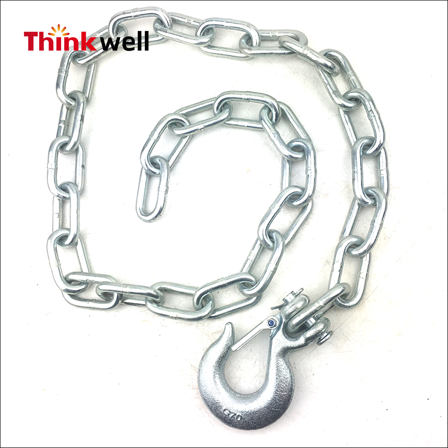 G43 Zinc Plating Trailer Safety Chain With Clevis Slip Hook