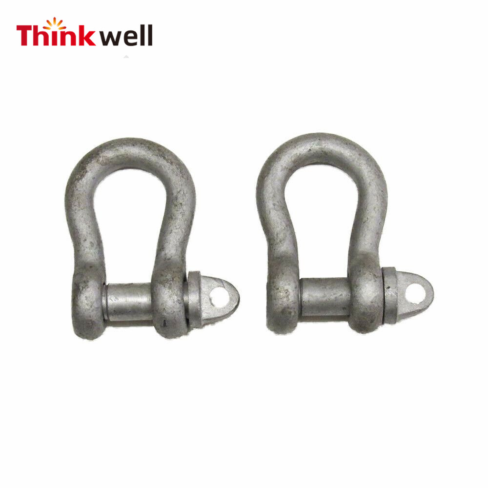 Forged Galvanized BS 3032 Large Bow Shackle 