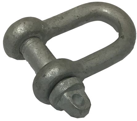 Forged Galvanized BS 3032 Large Dee Shackle 