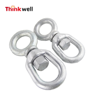 Rigging Hardware Zinc Plating Forged G401 Swivel Ring