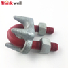 Galvanized Drop Forged US Type Malleable G450 Wire Rope Clip