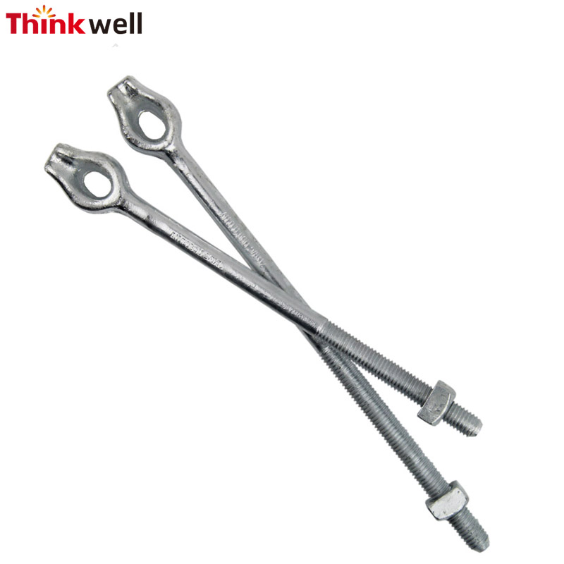 High Quality Electric Power Carbon Steel Twin Eye Anchor