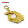 High Quality Useful Gold Color Zinc Plating Wire Rope Grip
