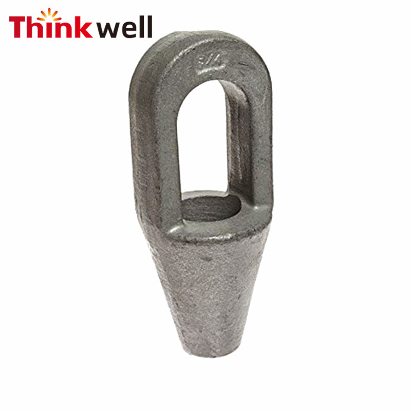 Hot Dipped Galvanized Forged Steel Open Spelter Socket