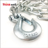 G43 Zinc Plating Trailer Safety Chain With Clevis Slip Hook