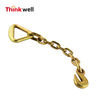Grade 70 Triangle Ring Chain Sling with Eye Grab Hook