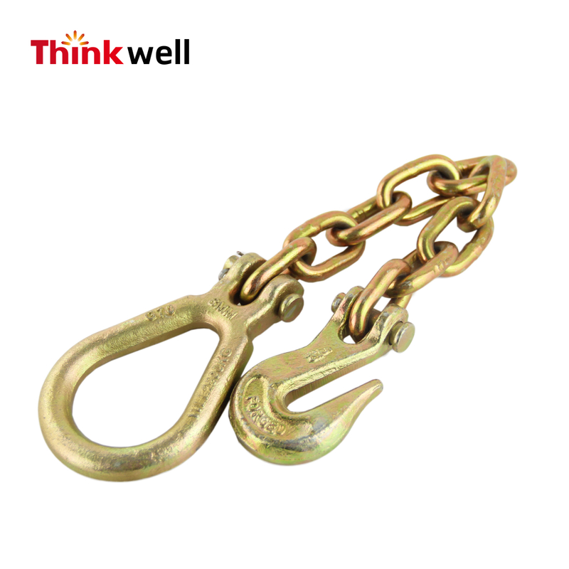 G70 Chain Assemblies with Grab Hook and Clevis Pear Link - Buy chain ...