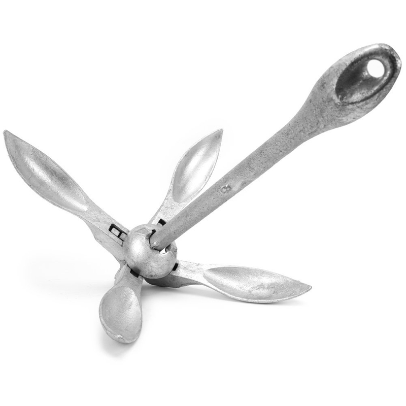 Top Quality Type B Malleable Hot DIP Galvanized Folding Grapnel Anchor 