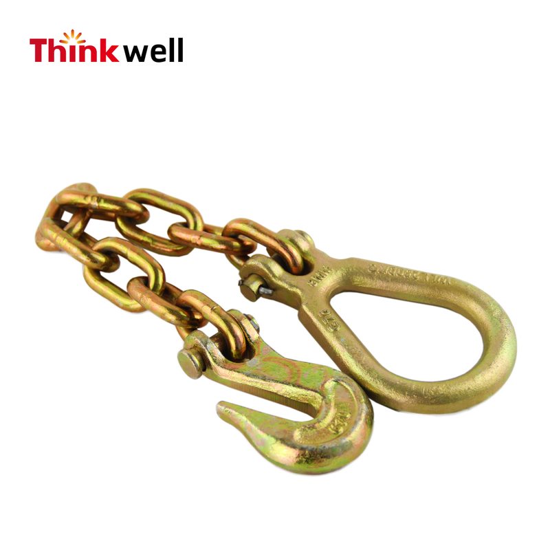 G70 Chain Assemblies With Grab Hook And Clevis Pear Link