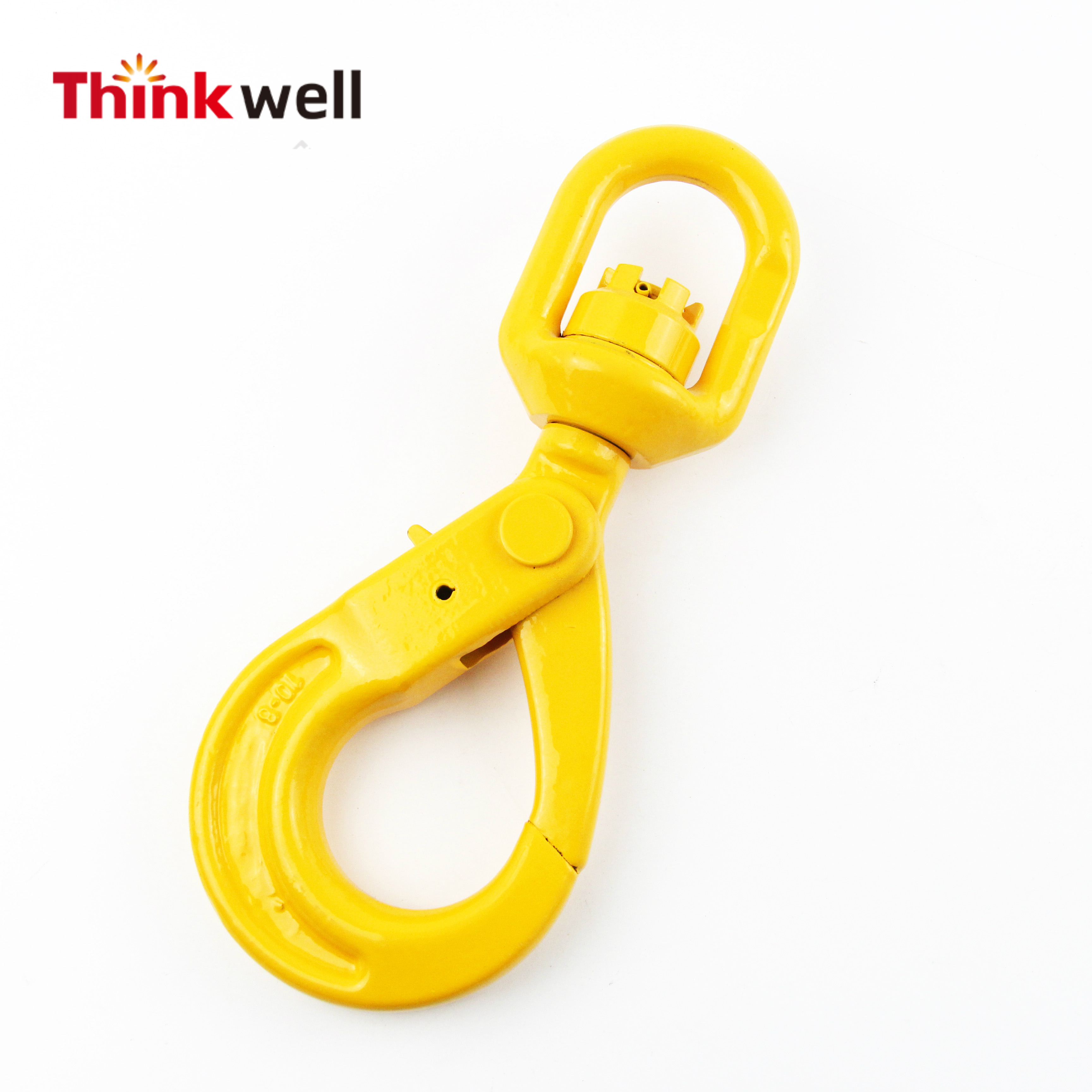 Forged Yellow Powder Coating G80 Swivel Safety Hook