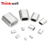Oval Duplex Wire Rope Cable Crimping Loop Swage Sleeves