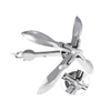 Top Quality Type B Malleable Hot DIP Galvanized Folding Grapnel Anchor 