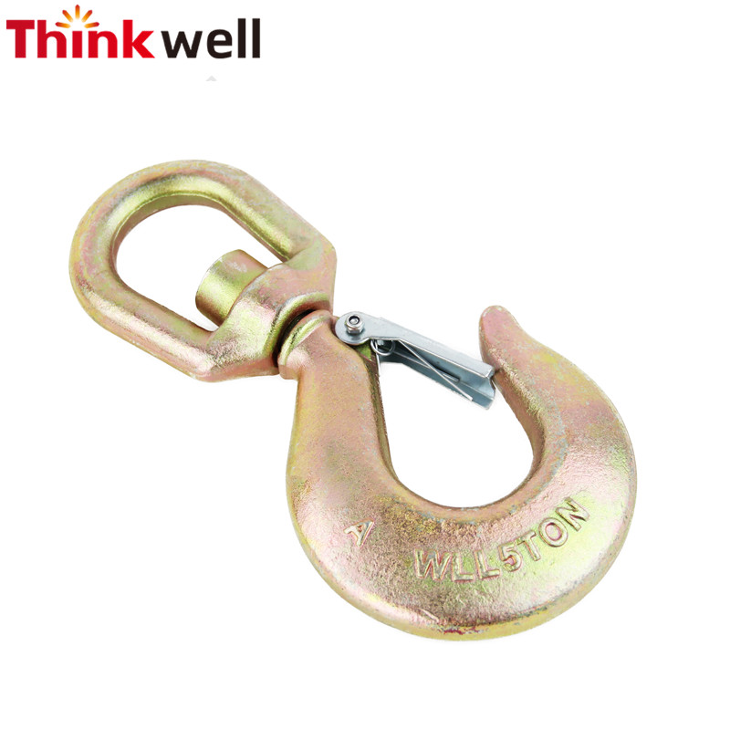 US Type Forged Chain Lifting Cargo Swivel Hook