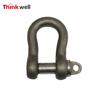 Forged Galvanized BS 3032 Large Dee Shackle 