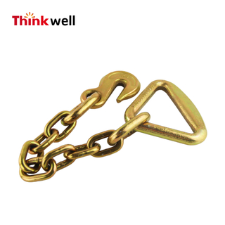 Grade 70 Triangle Ring Chain Sling with Eye Grab Hook