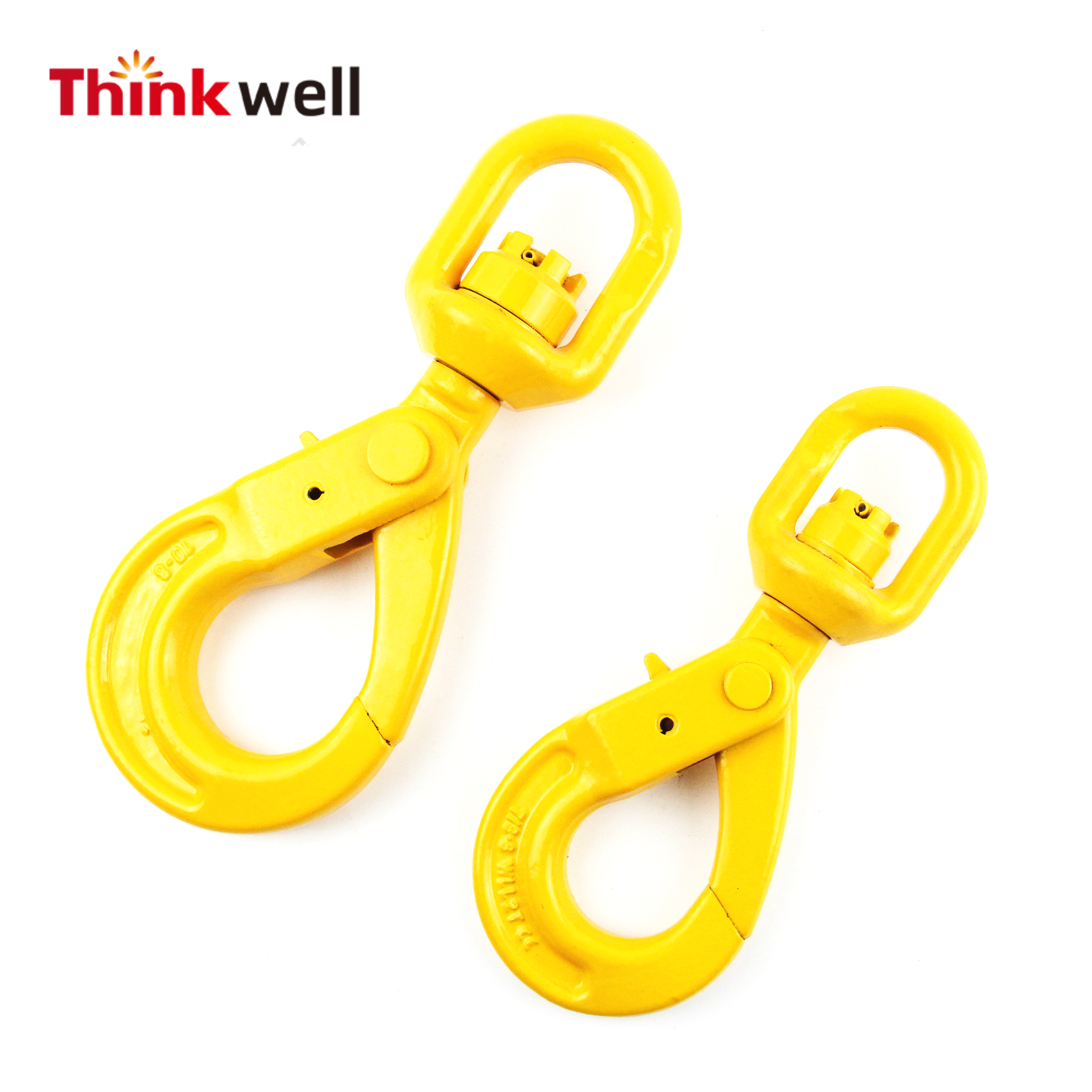 Forged Yellow Powder Coating G80 Swivel Safety Hook