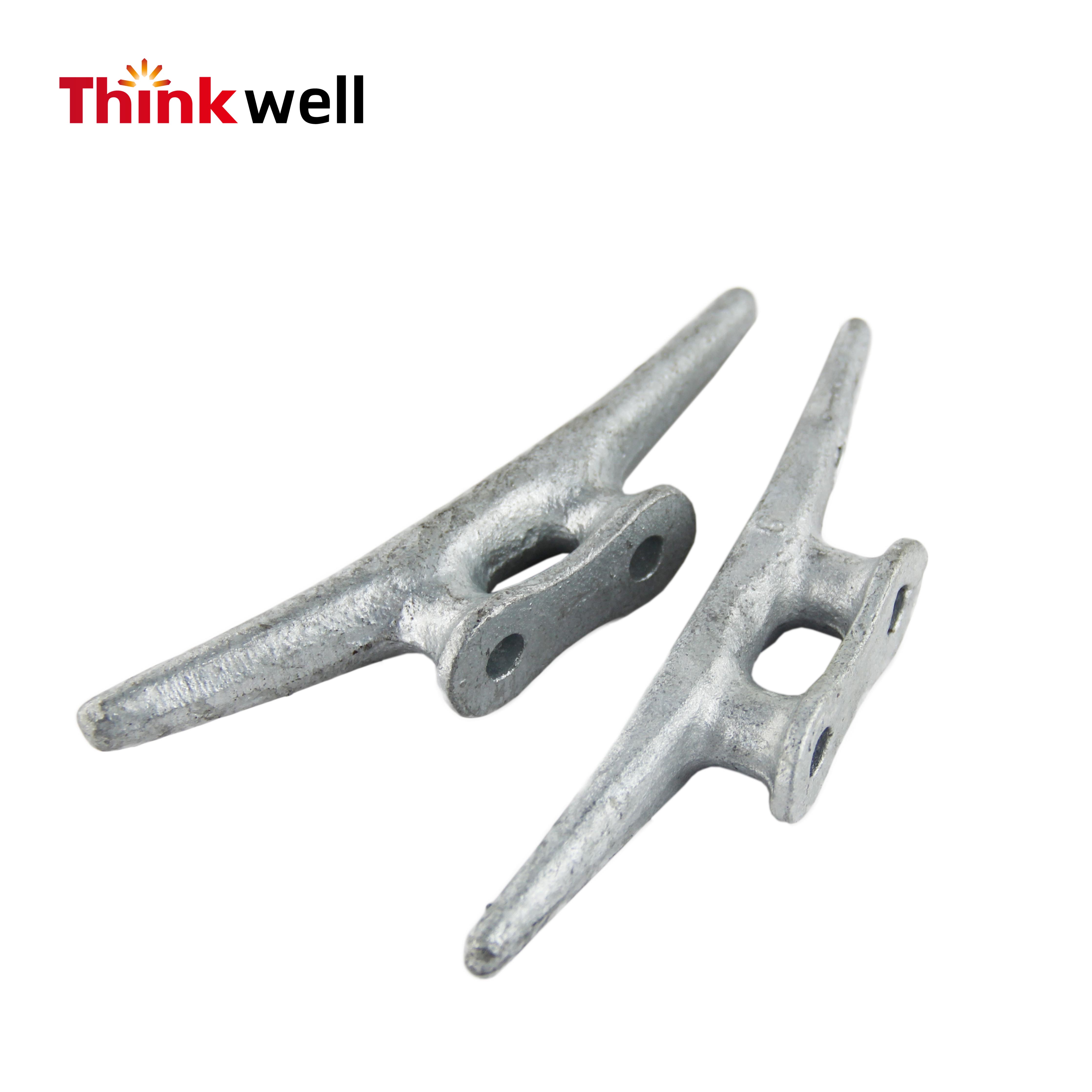 High Quality Hot Dip Galvanized Ship Mooring Dock Cleat