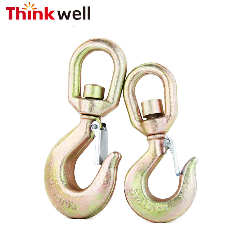 US Type Forged Chain Lifting Cargo Swivel Hook
