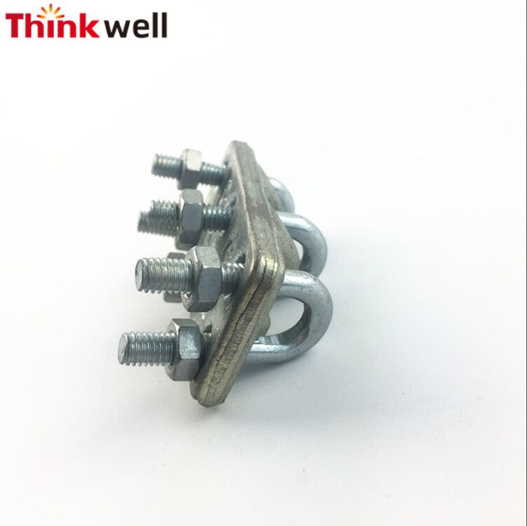 Hot Dip Galvanized Special Type Triple Wire Rope Clip 