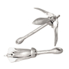 Top Quality Type B Malleable Hot DIP Galvanized Folding Grapnel Anchor 