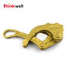High Quality Useful Gold Color Zinc Plating Wire Rope Grip