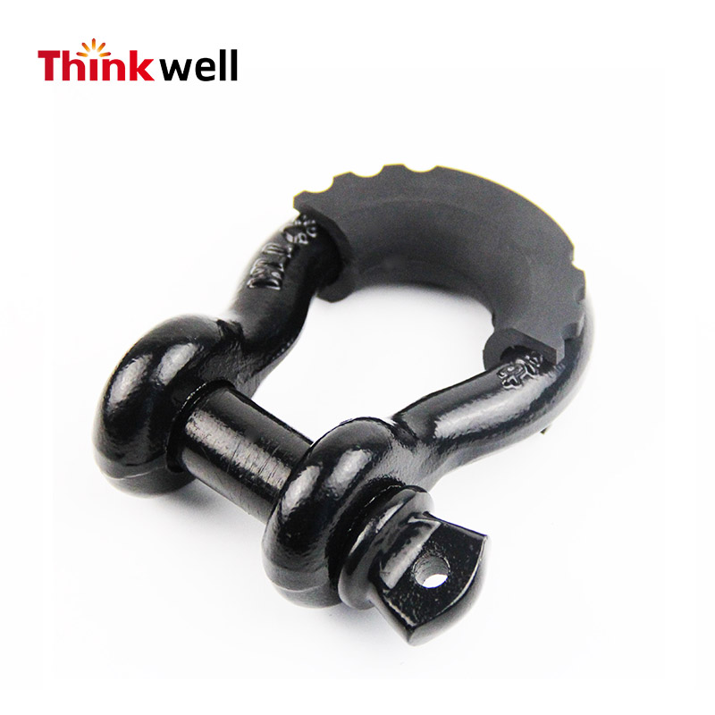 4x4 Off Road Black Painted Forged D Ring Shackle 