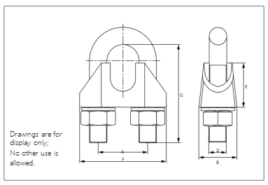 DIN 1142 Wire Rope Clip