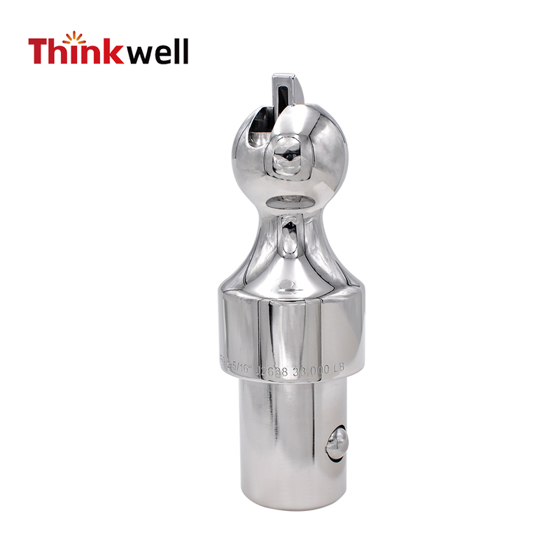 Chrome 2-5/16" Gooseneck Coupler Ball 