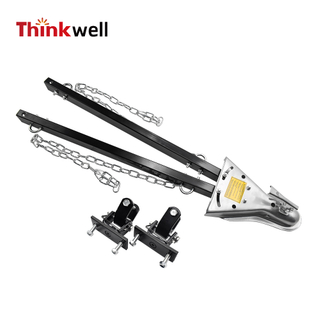 5000LBS Adjustable Universal Tow Bar with Safety Chains