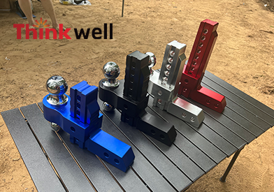 Specification Parameters of Various Aluminum Adjustable Hitch Ball Mount for ThinkWell