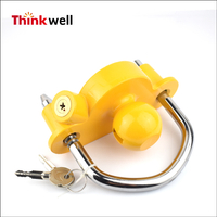 Heavy Duty U Type Trailer Coupler Hitch Ball Lock