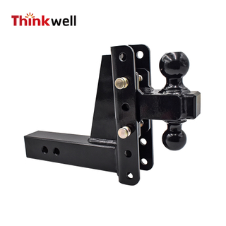 Dual Ball Trailer Adjustable Hitch Ball Mount 