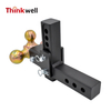 Off-road Tri Ball Adjustable Hitch Ball Mount