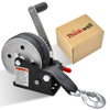Hand Winch with Polyester Strap and Hook 