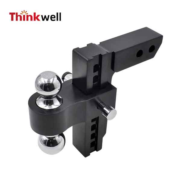 aluminum adjustable hitch ball mount