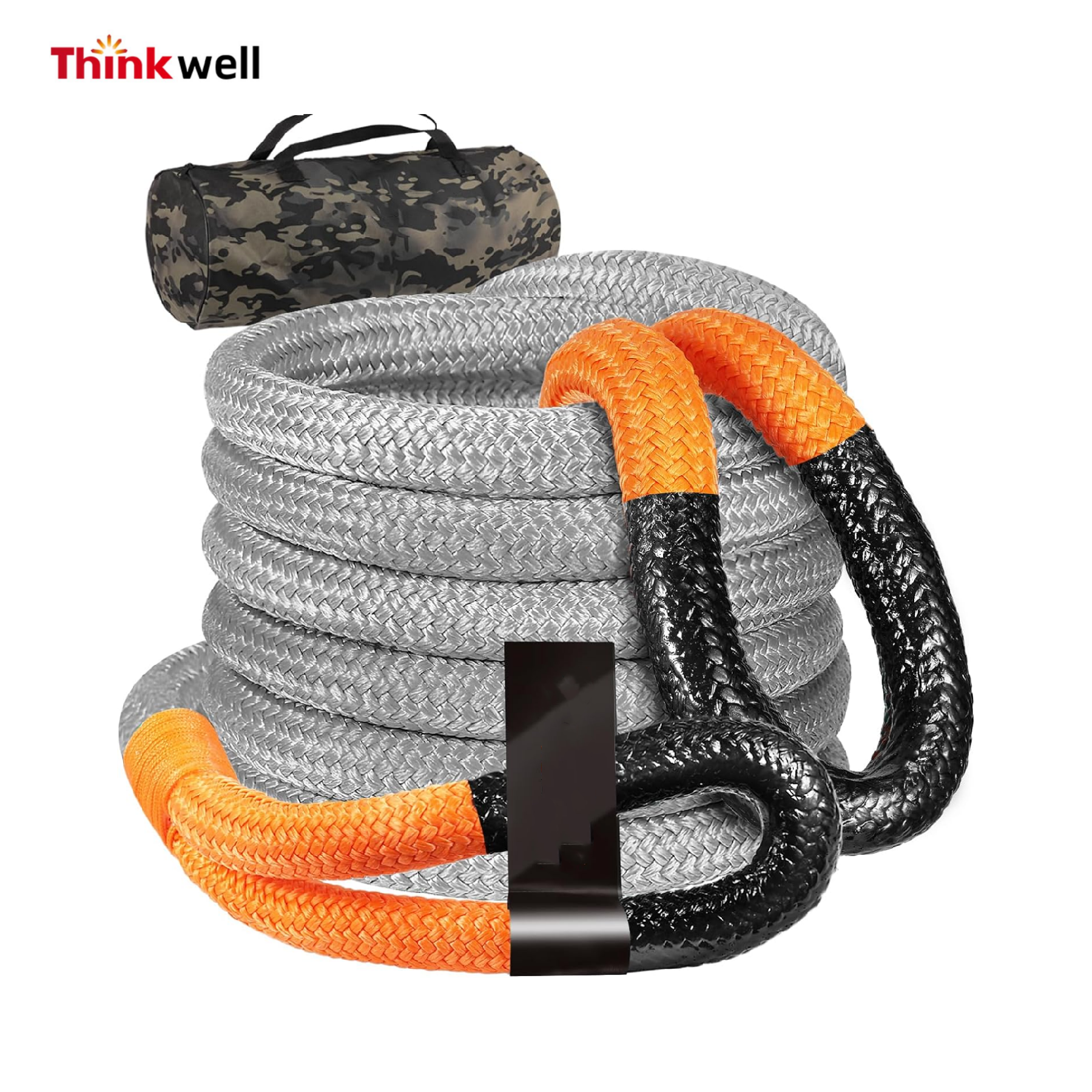 Off-road Recovery Kit Kinetic Rope with Soft Shackle
