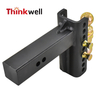6" Drop Dual Ball Trailer Hitch Adjustable 2" Ball Mount 