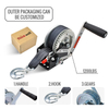 Hand Winch with Polyester Strap and Hook 