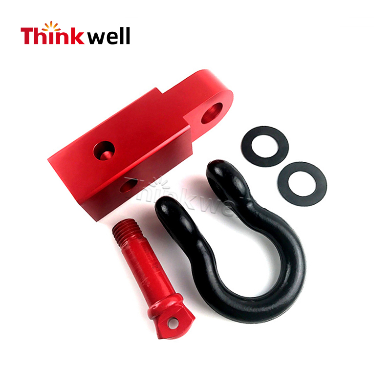 2 Inch Aluminum Steel D Ring Shackle Hitch Reciever