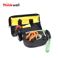 Tow Strap Recovery Kit With Shackle And Tow Strap