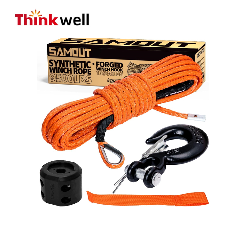 Off-road Winch Accessories Synthetic Winch Ropes