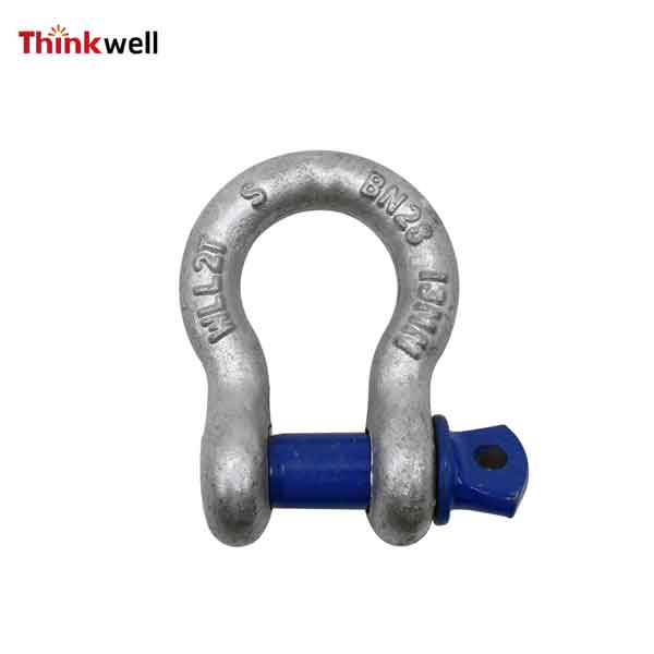 Bow shaped shackle