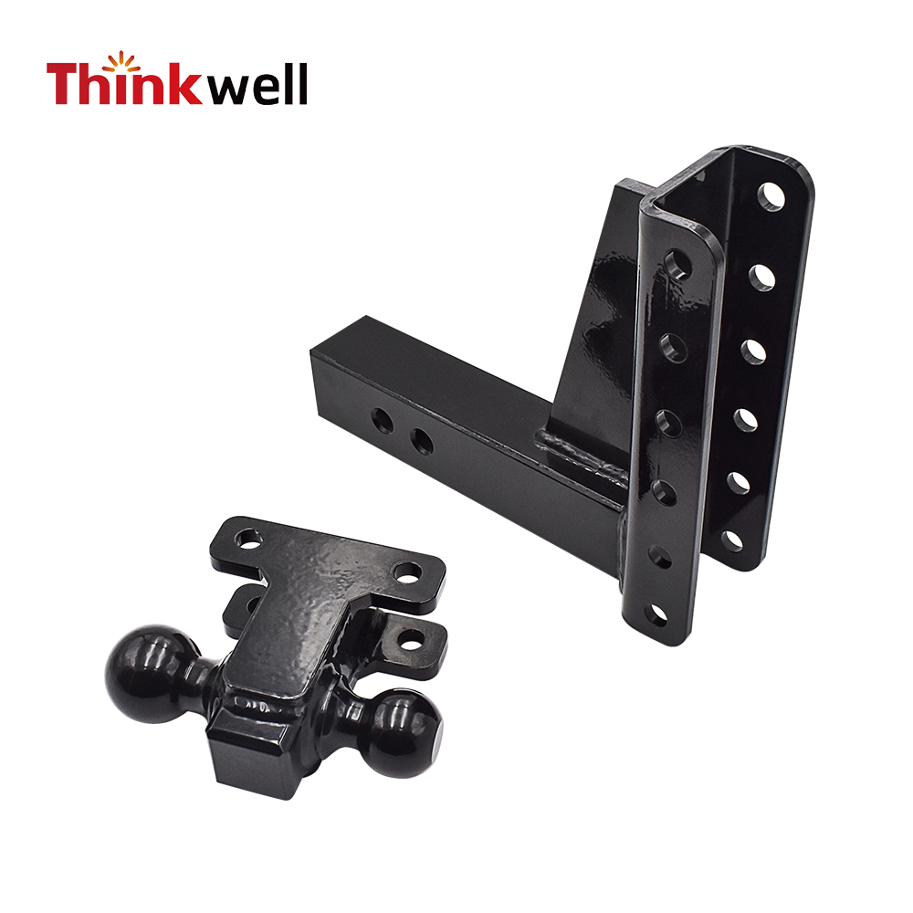 Dual Ball Trailer Adjustable Hitch Ball Mount 