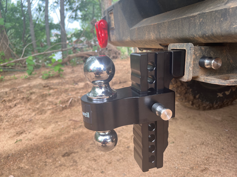 aluminum adjustable hitch ball mount