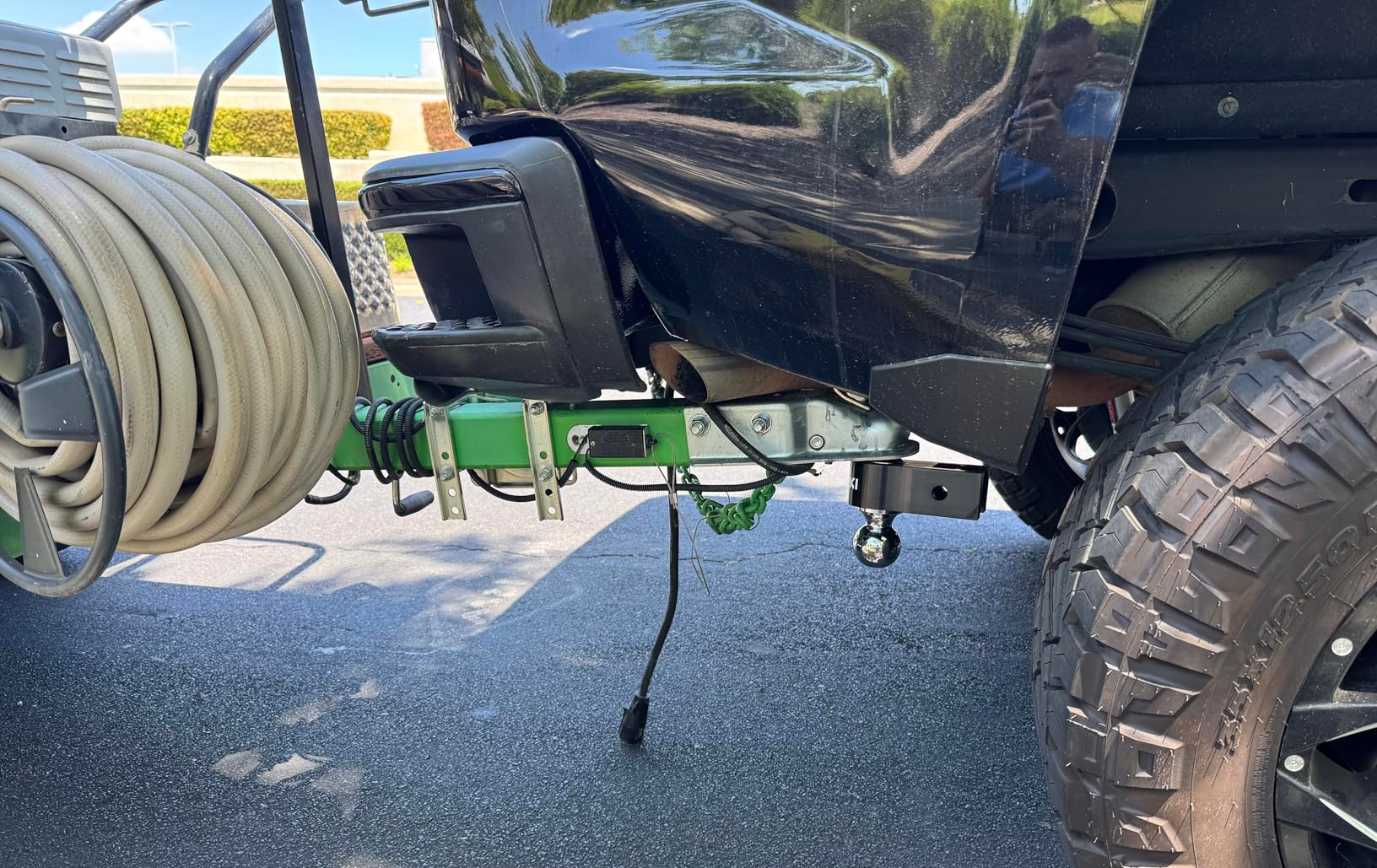 6000 LBS aluminum alloy adjustable trailer hitch ball mount