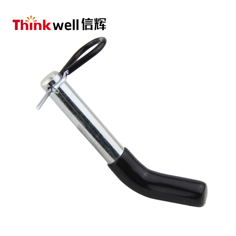 Heavy Duty Rubber Coated Trailer Hitch Pin with Clip