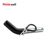 Heavy Duty Rubber Coated Trailer Hitch Pin with Clip